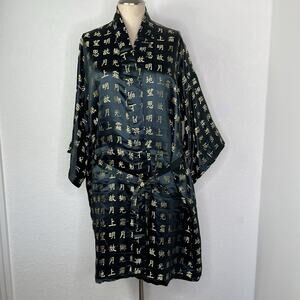 Stephen’s Collection Kimono + belt Unisex OS Chinese Tang Dynasty poem by Li Bai